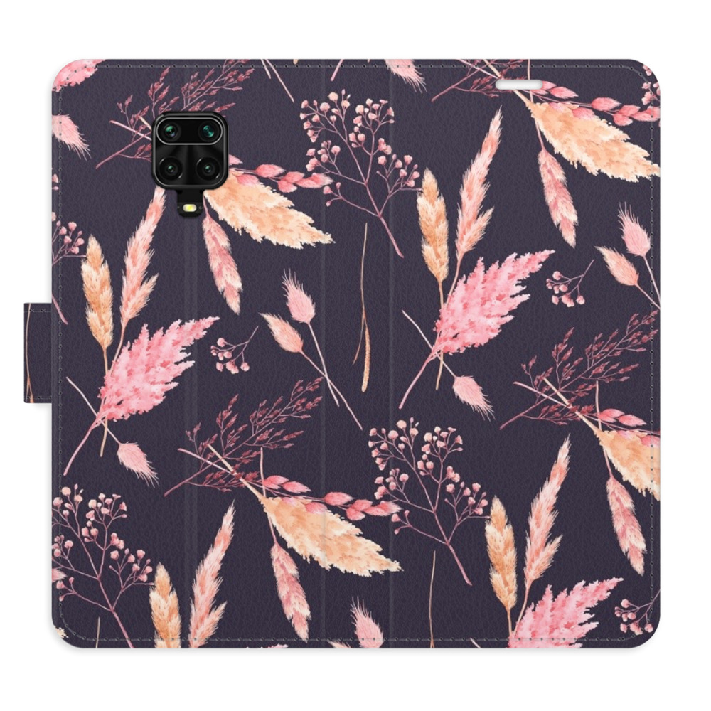 Flipové pouzdro iSaprio - Ornamental Flowers 02 - Xiaomi Redmi Note 9 Pro / Note 9S