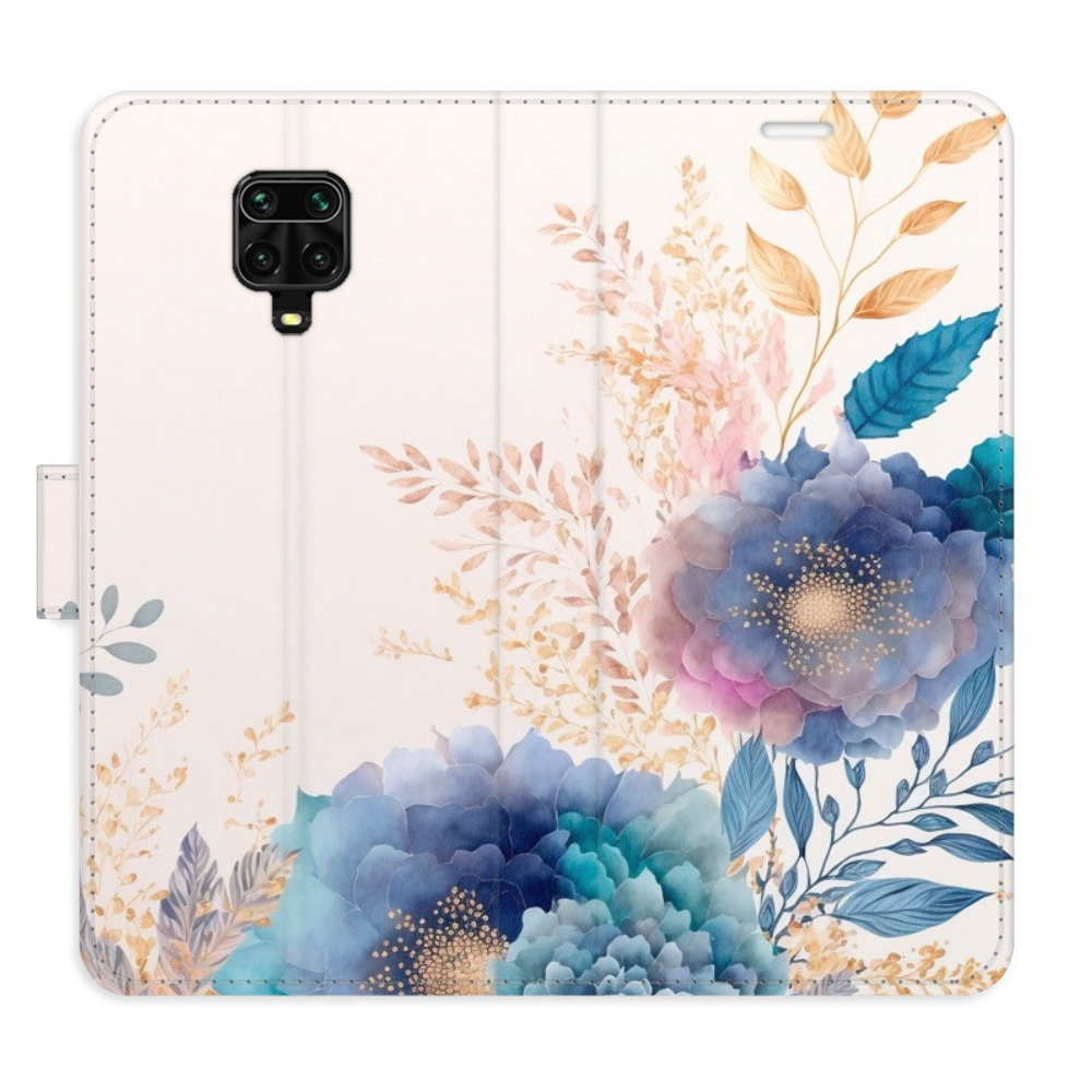 Flipové pouzdro iSaprio - Ornamental Flowers 03 - Xiaomi Redmi Note 9 Pro / Note 9S