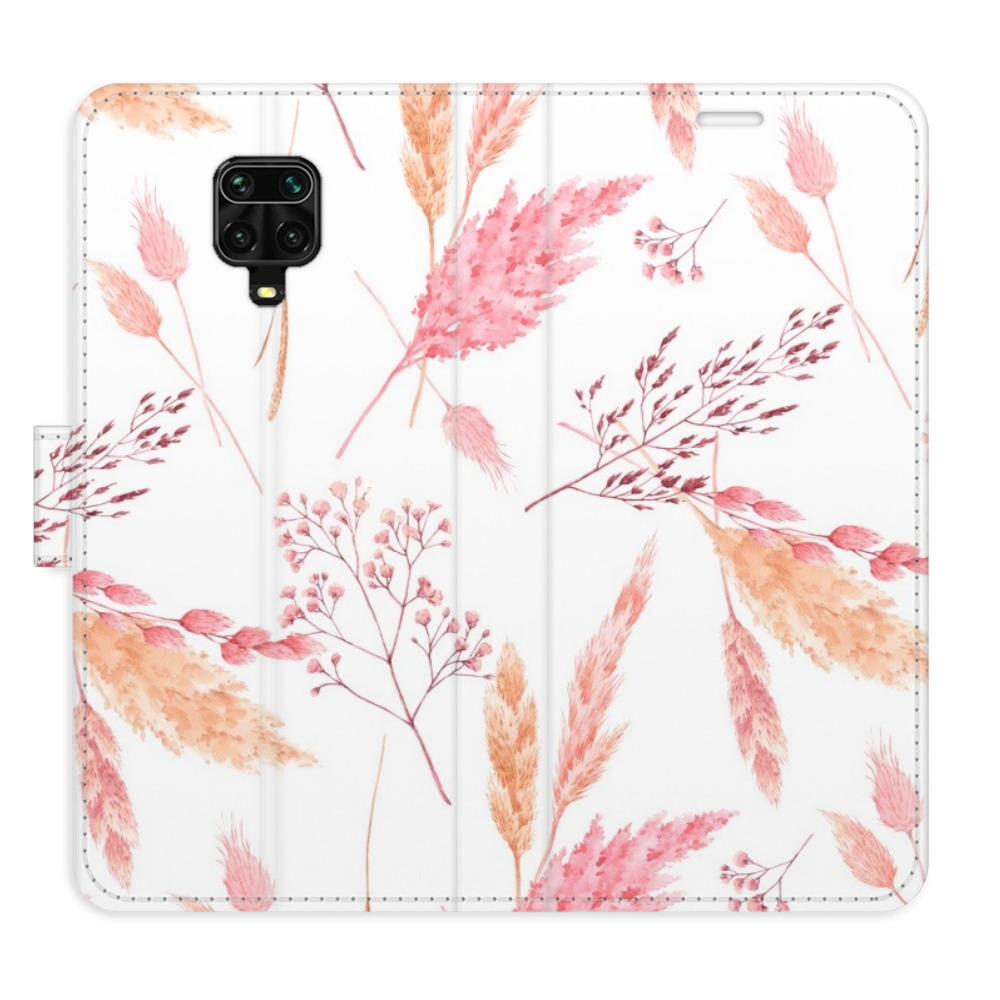 Flipové pouzdro iSaprio - Ornamental Flowers - Xiaomi Redmi Note 9 Pro / Note 9S