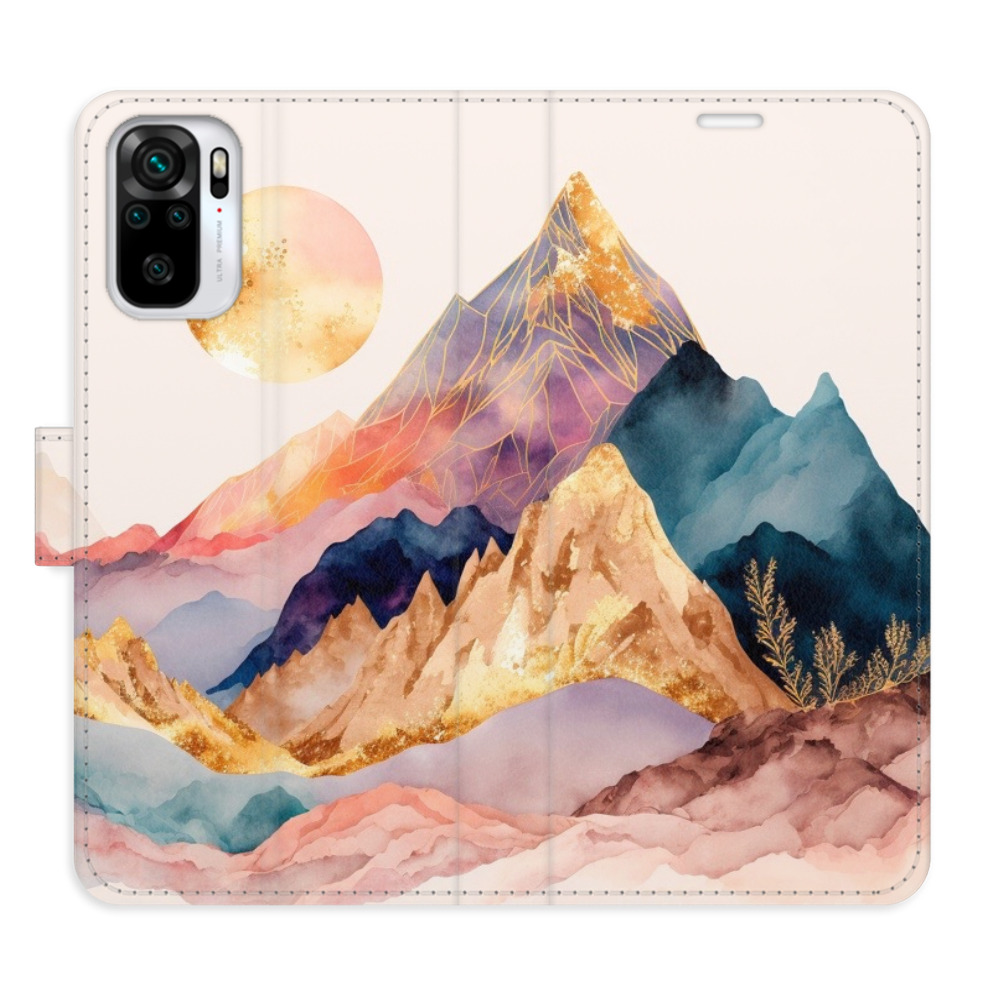Flipové pouzdro iSaprio - Beautiful Mountains - Xiaomi Redmi Note 10 / Note 10S