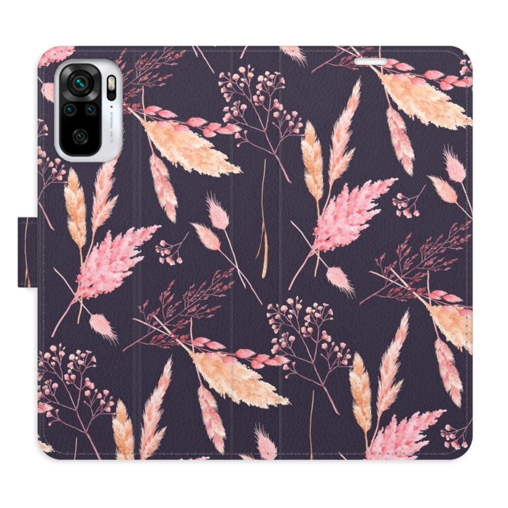 Flipové pouzdro iSaprio - Ornamental Flowers 02 - Xiaomi Redmi Note 10 / Note 10S