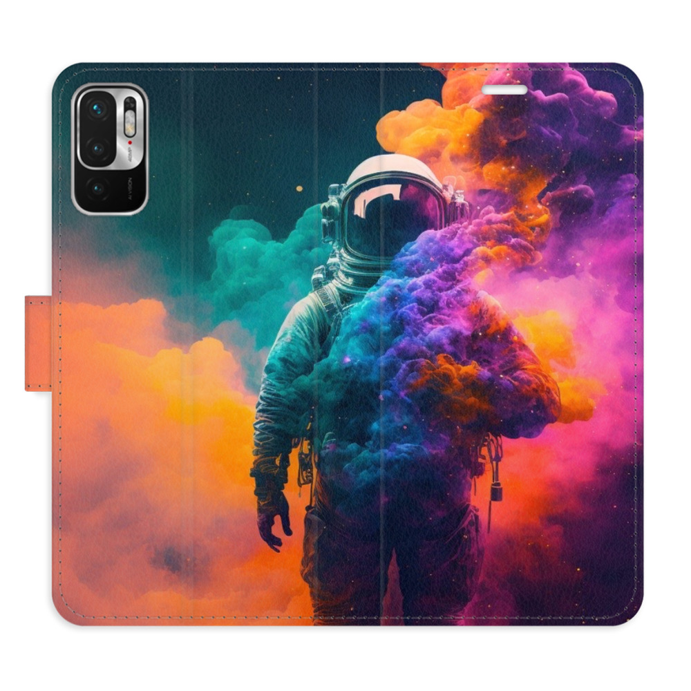 Flipové pouzdro iSaprio - Astronaut in Colours 02 - Xiaomi Redmi Note 10 5G