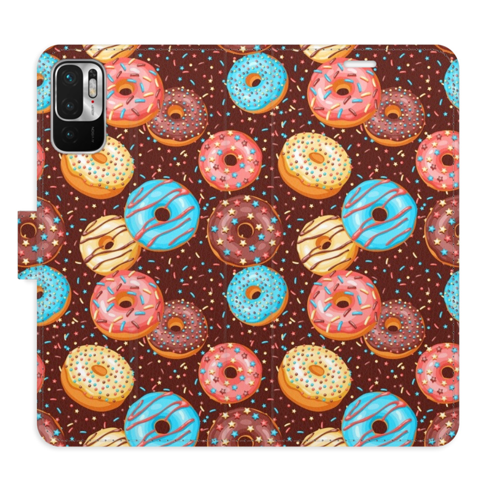 Flipové pouzdro iSaprio - Donuts Pattern - Xiaomi Redmi Note 10 5G