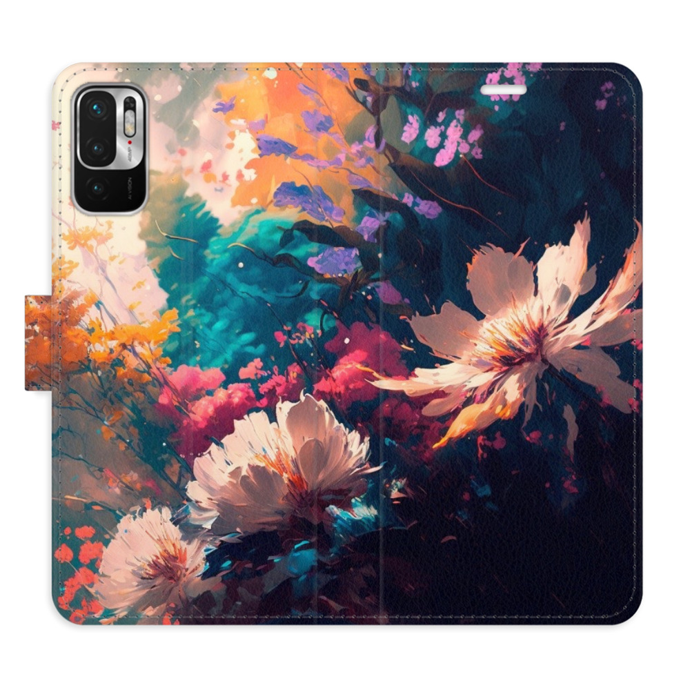 Flipové pouzdro iSaprio - Spring Flowers - Xiaomi Redmi Note 10 5G