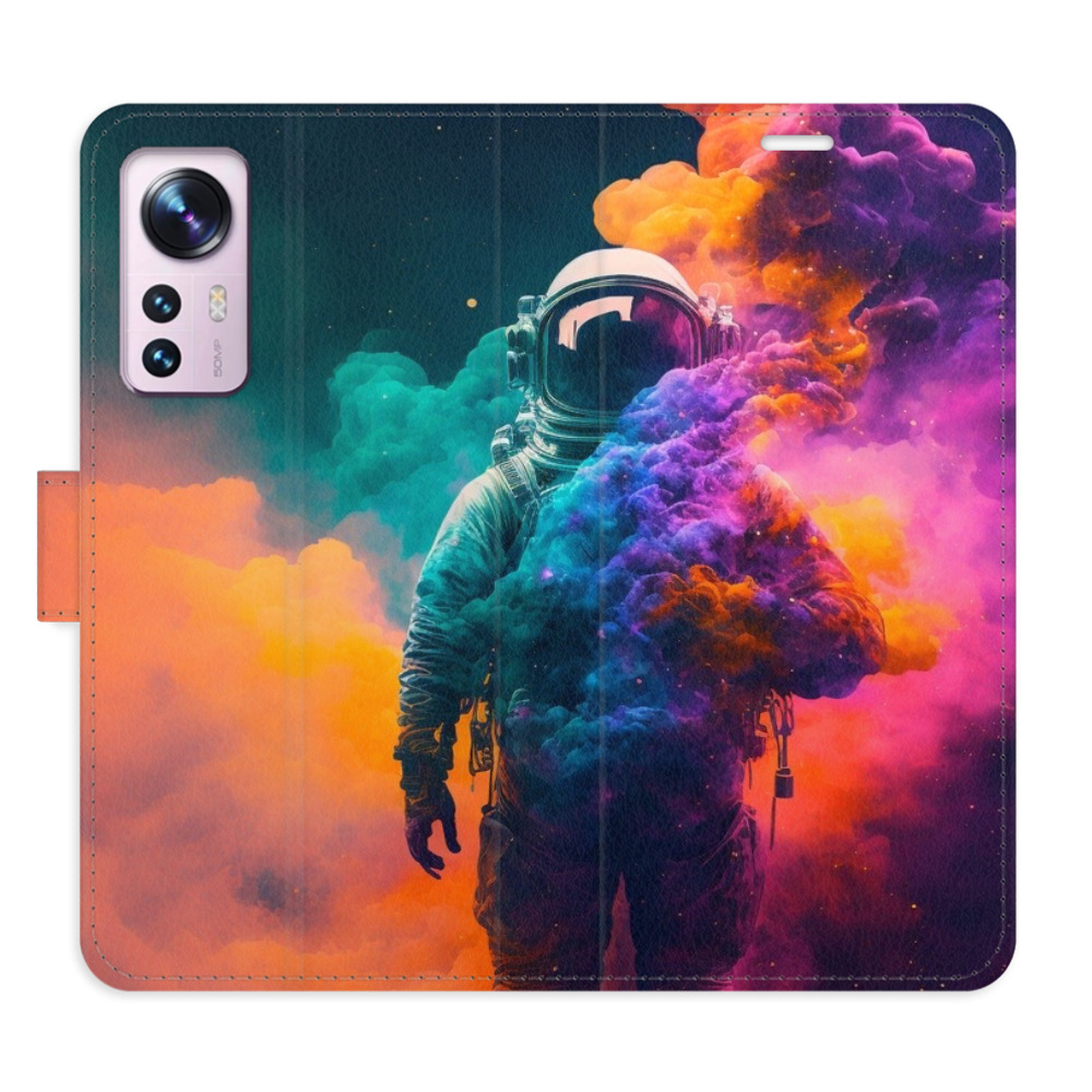 Flipové pouzdro iSaprio - Astronaut in Colours 02 - Xiaomi 12 / 12X