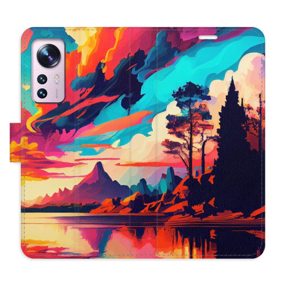 Flipové pouzdro iSaprio - Colorful Mountains 02 - Xiaomi 12 / 12X