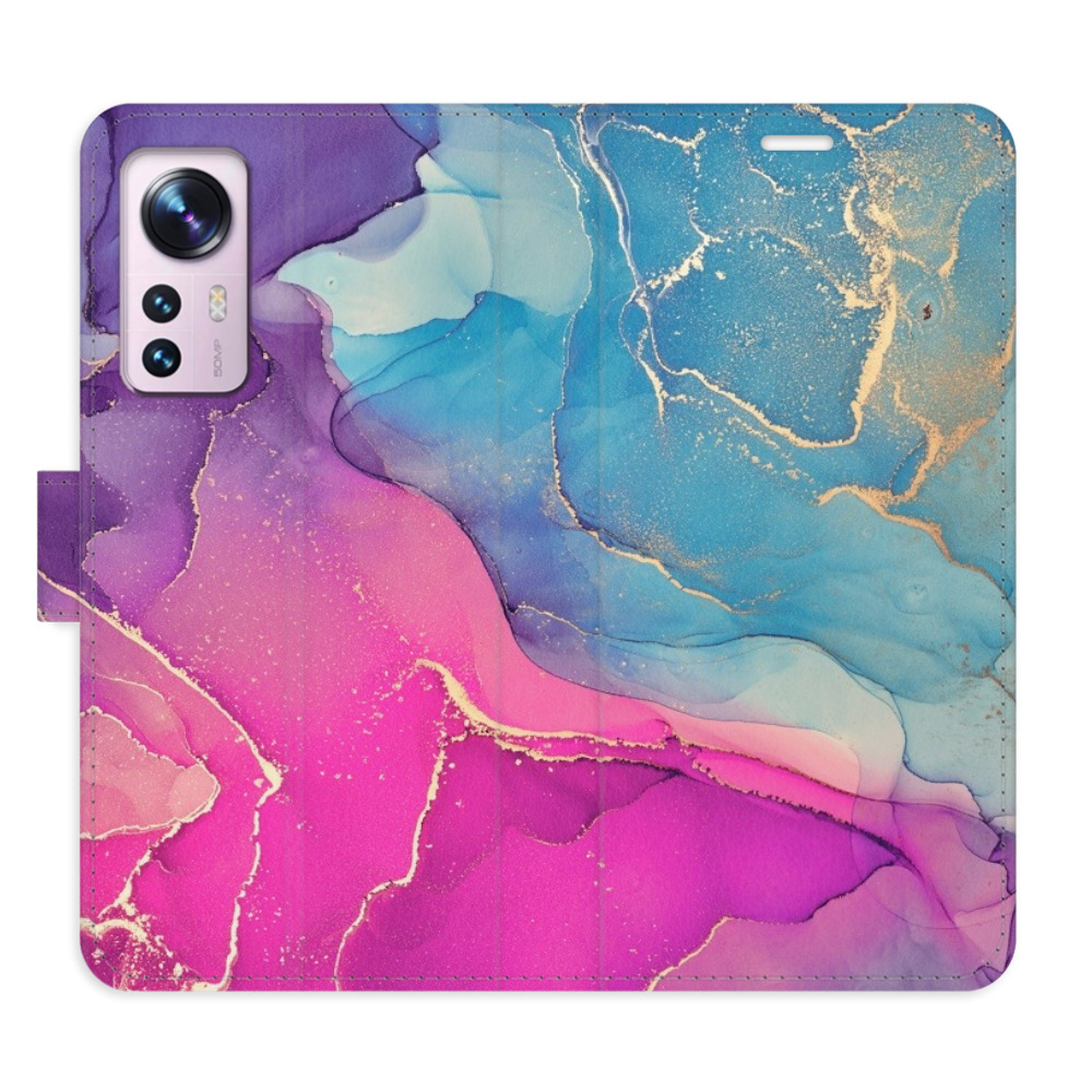Flipové pouzdro iSaprio - Colour Marble 02 - Xiaomi 12 / 12X