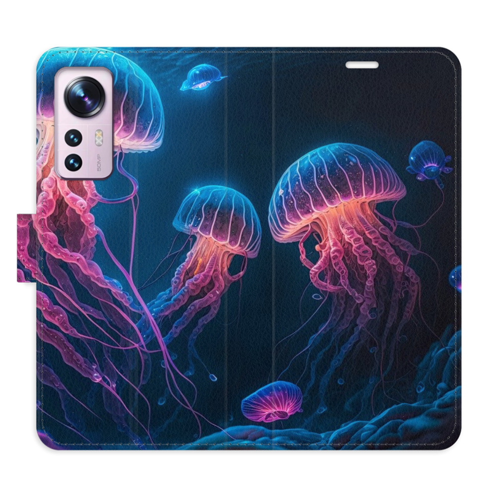 Flipové pouzdro iSaprio - Jellyfish - Xiaomi 12 / 12X