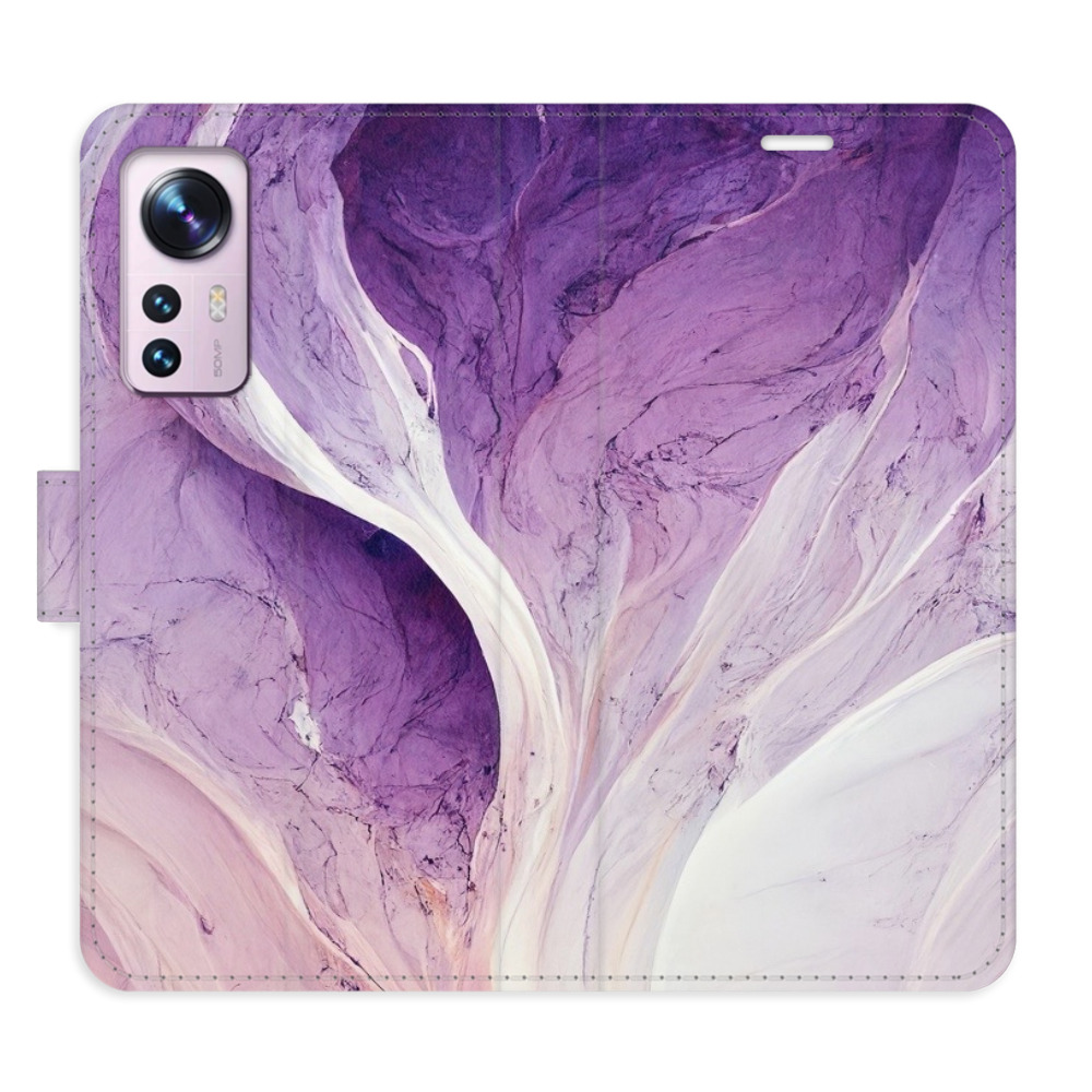 Flipové pouzdro iSaprio - Purple Paint - Xiaomi 12 / 12X