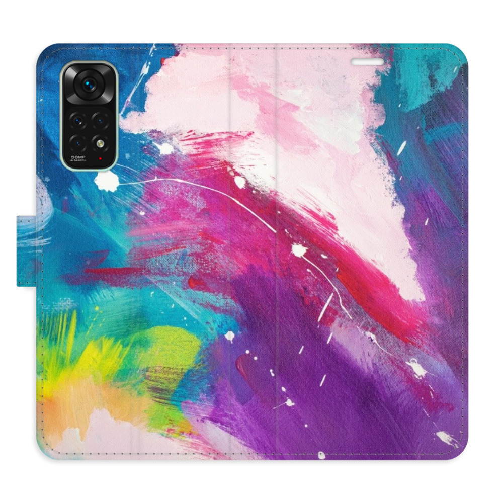 Levně Flipové pouzdro iSaprio - Abstract Paint 05 - Xiaomi Redmi Note 11 / Note 11S