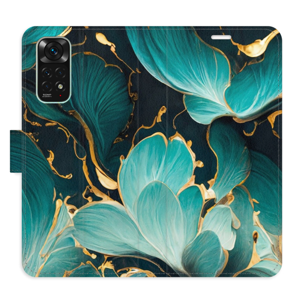 Flipové pouzdro iSaprio - Blue Flowers 02 - Xiaomi Redmi Note 11 / Note 11S