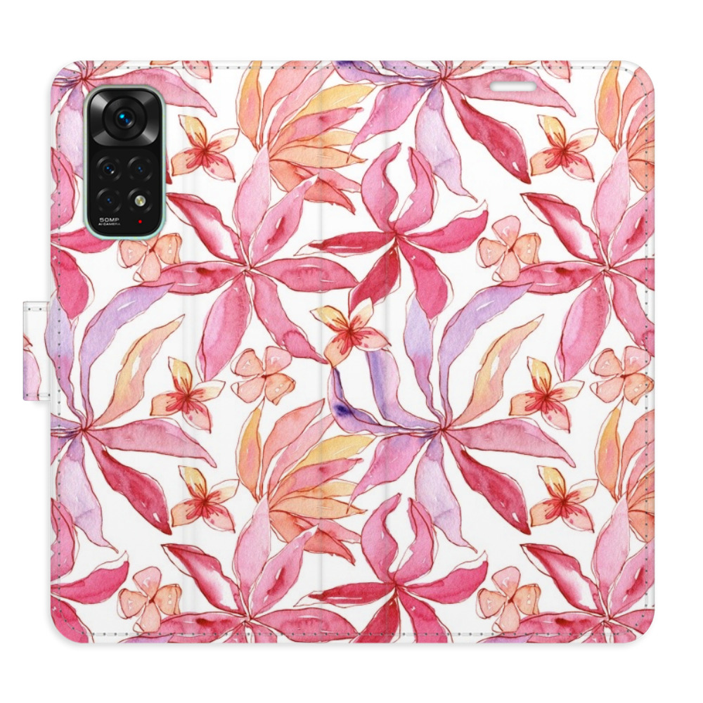 Flipové pouzdro iSaprio - Flower Pattern 10 - Xiaomi Redmi Note 11 / Note 11S