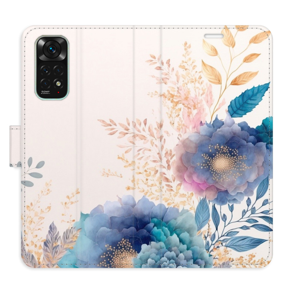Flipové pouzdro iSaprio - Ornamental Flowers 03 - Xiaomi Redmi Note 11 / Note 11S
