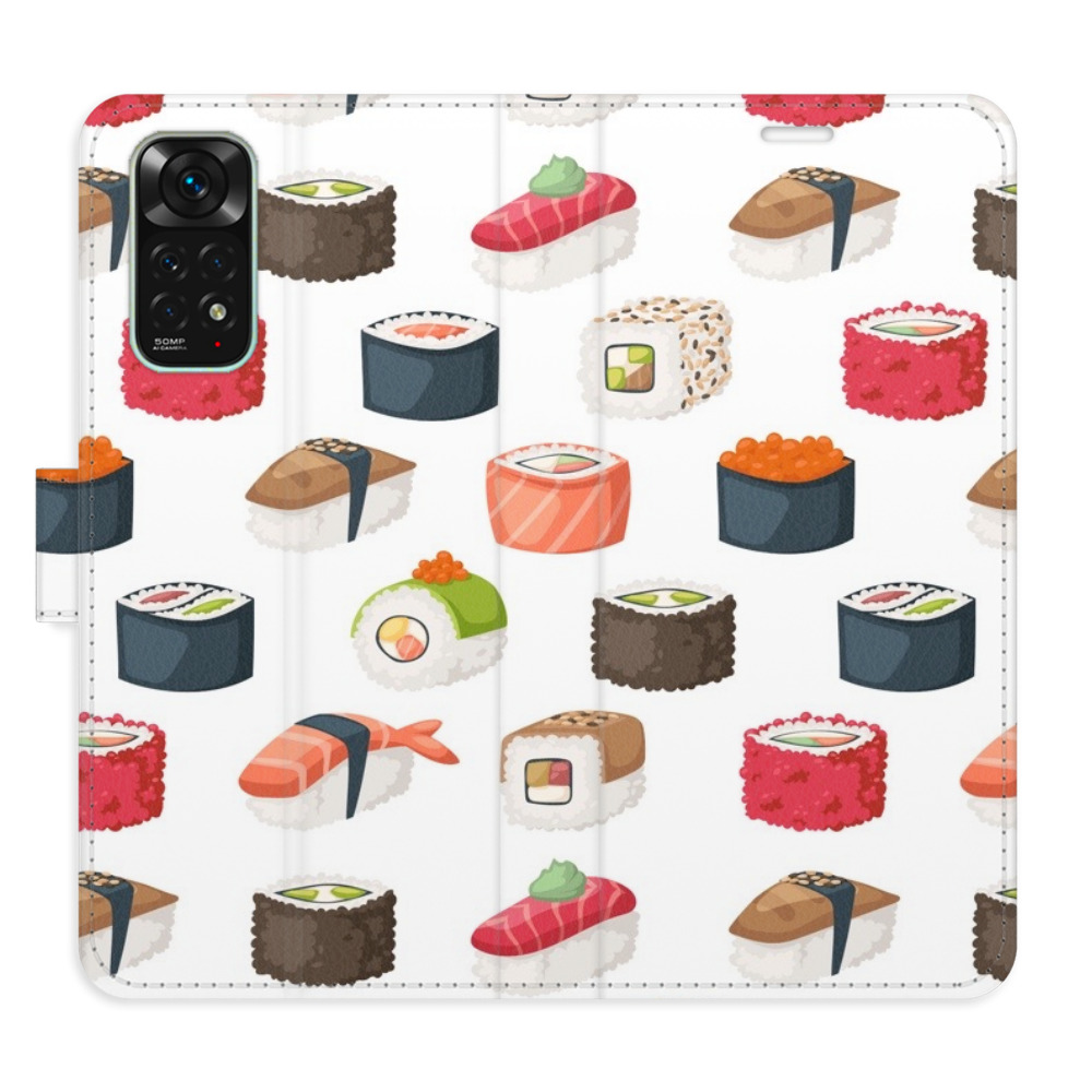 Flipové pouzdro iSaprio - Sushi Pattern 02 - Xiaomi Redmi Note 11 / Note 11S