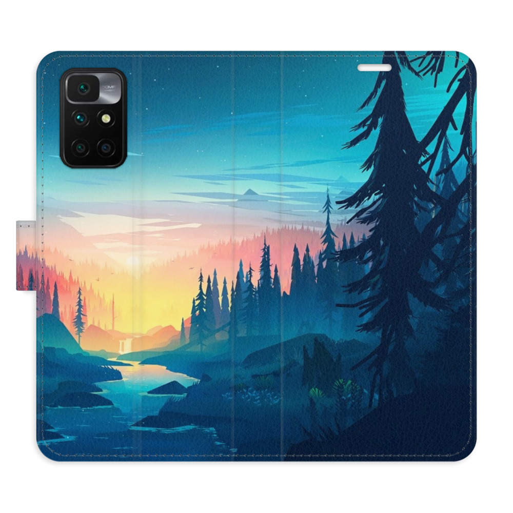 Flipové pouzdro iSaprio - Magical Landscape - Xiaomi Redmi 10