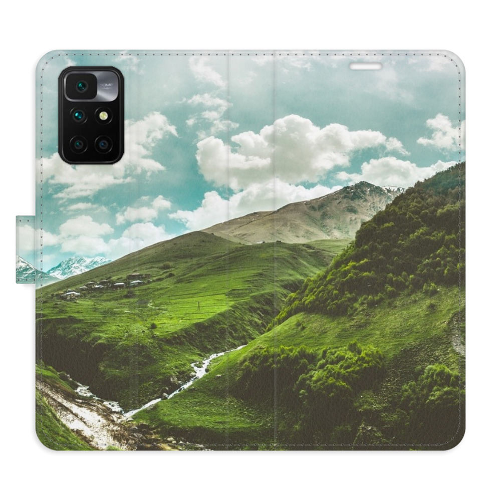 Flipové pouzdro iSaprio - Mountain Valley - Xiaomi Redmi 10
