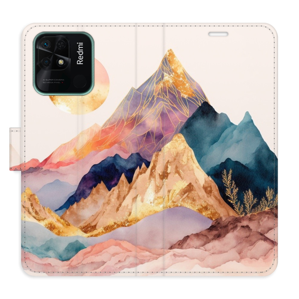 Flipové pouzdro iSaprio - Beautiful Mountains - Xiaomi Redmi 10C