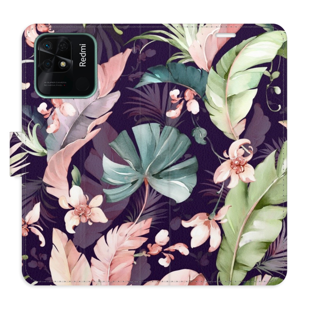 Flipové pouzdro iSaprio - Flower Pattern 08 - Xiaomi Redmi 10C