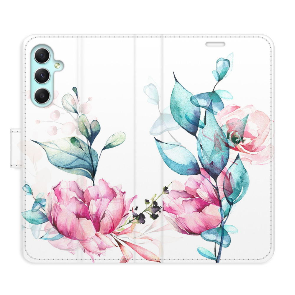 Flipové pouzdro iSaprio - Beautiful Flower - Samsung Galaxy A34 5G