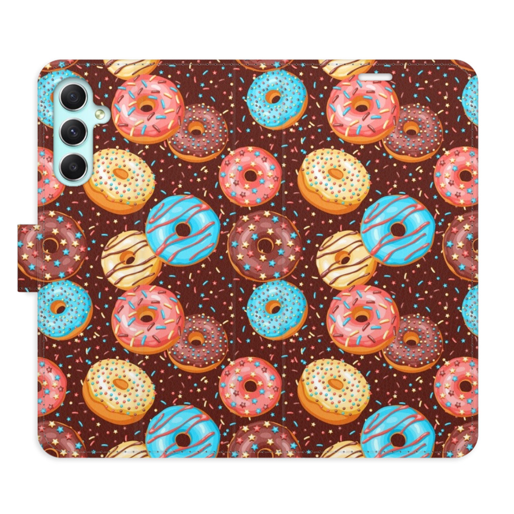 Flipové pouzdro iSaprio - Donuts Pattern - Samsung Galaxy A34 5G