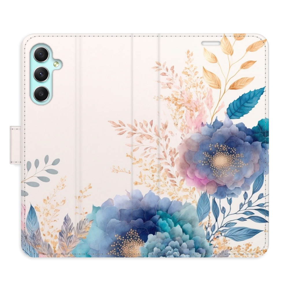 Flipové pouzdro iSaprio - Ornamental Flowers 03 - Samsung Galaxy A34 5G