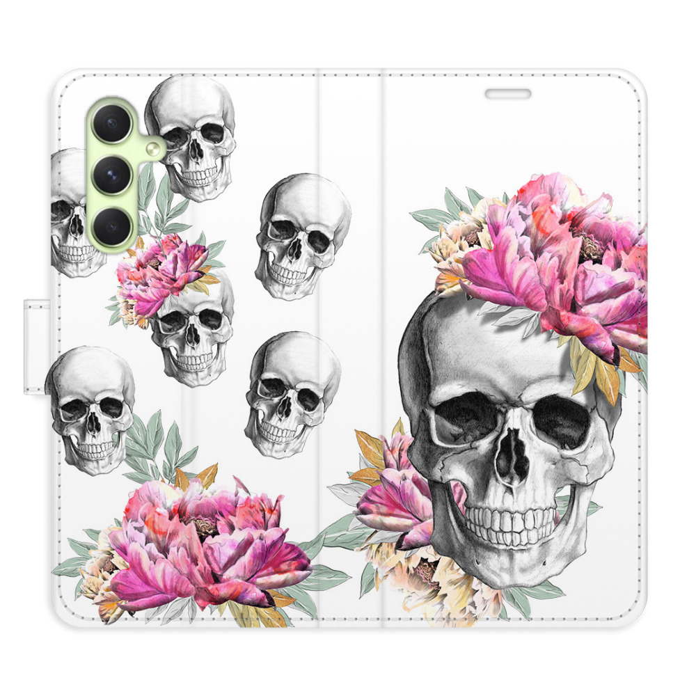 Flipové pouzdro iSaprio - Crazy Skull - Samsung Galaxy A54 5G