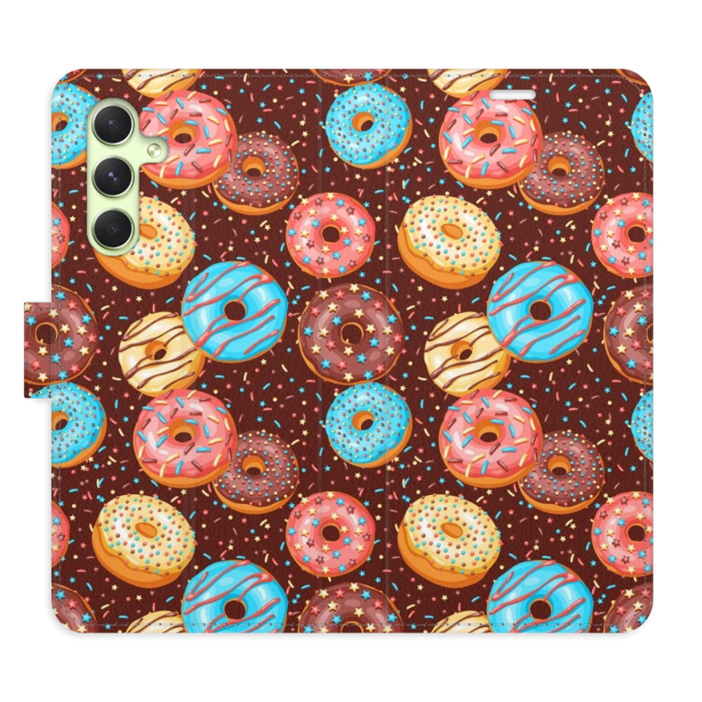 Flipové pouzdro iSaprio - Donuts Pattern - Samsung Galaxy A54 5G