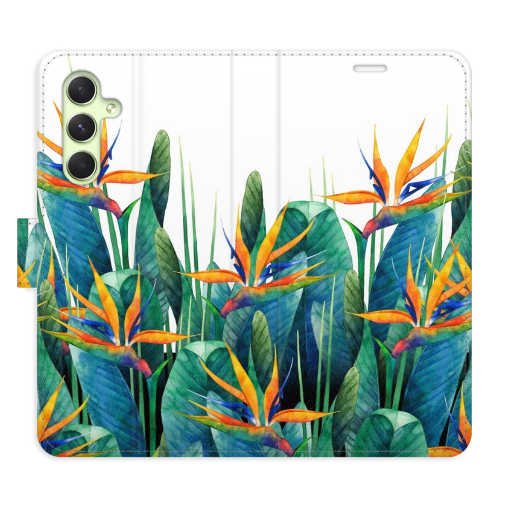 Flipové pouzdro iSaprio - Exotic Flowers 02 - Samsung Galaxy A54 5G