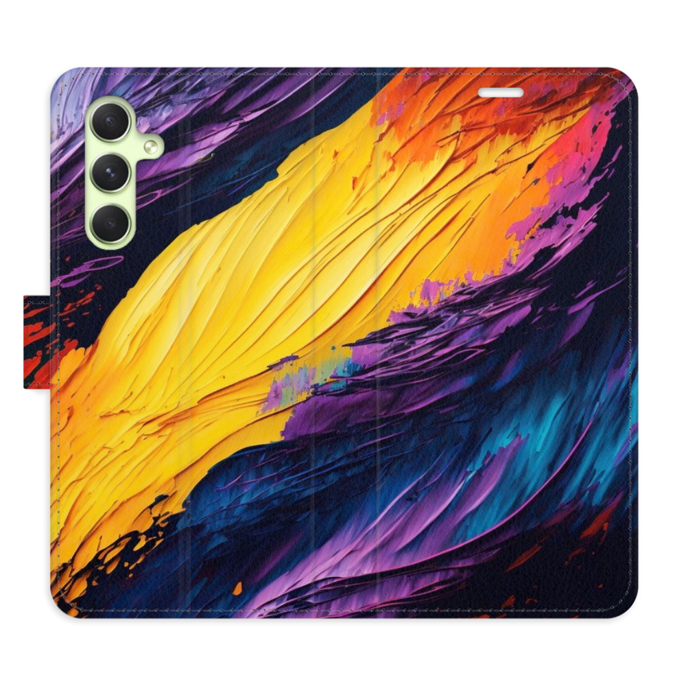 Flipové pouzdro iSaprio - Fire Paint - Samsung Galaxy A54 5G