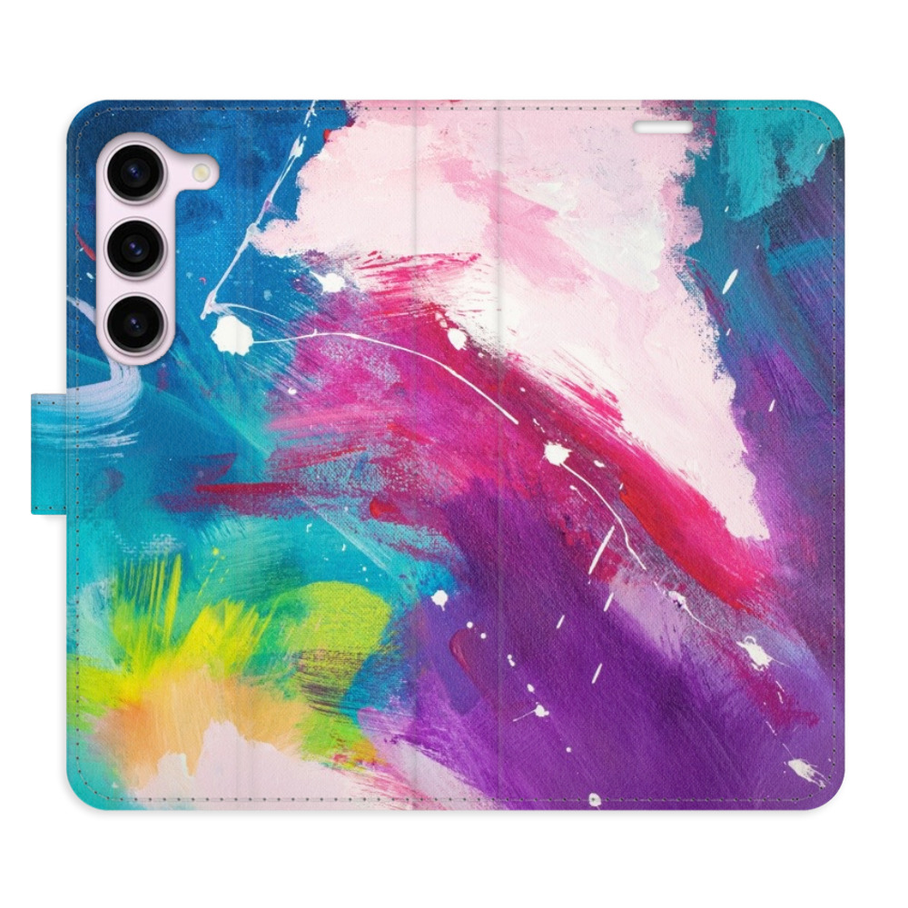 Levně Flipové pouzdro iSaprio - Abstract Paint 05 - Samsung Galaxy S23 5G