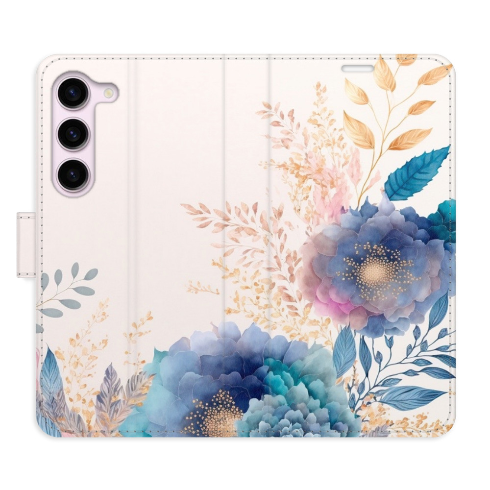 Flipové pouzdro iSaprio - Ornamental Flowers 03 - Samsung Galaxy S23 5G