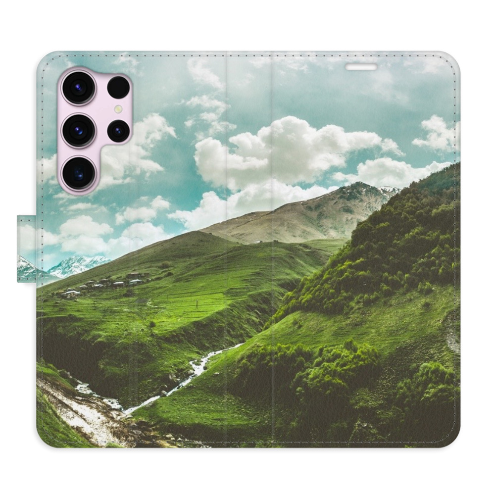Flipové pouzdro iSaprio - Mountain Valley - Samsung Galaxy S23 Ultra