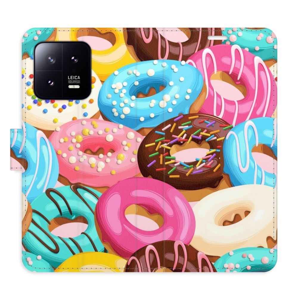 Flipové pouzdro iSaprio - Donuts Pattern 02 - Xiaomi 13