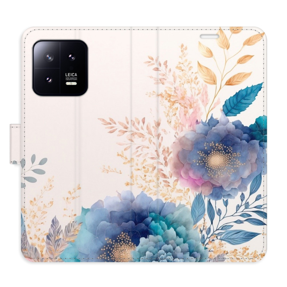 Flipové pouzdro iSaprio - Ornamental Flowers 03 - Xiaomi 13