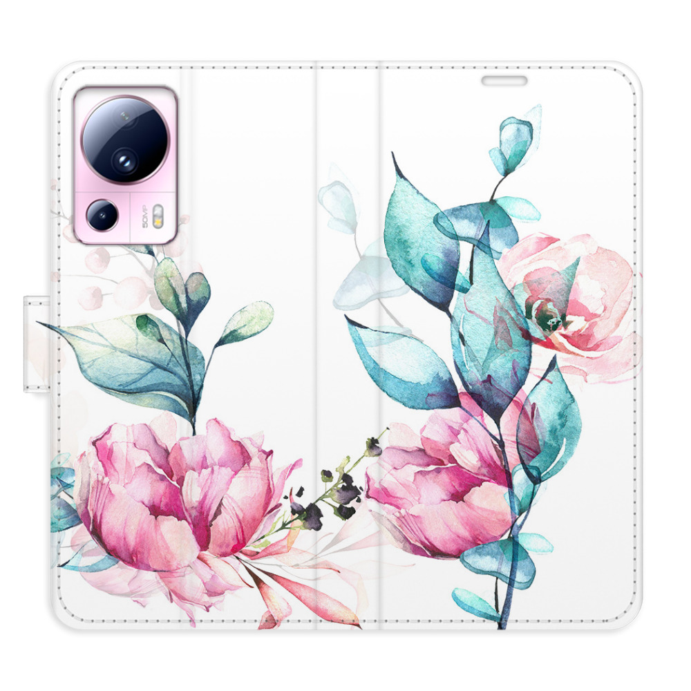 Flipové pouzdro iSaprio - Beautiful Flower - Xiaomi 13 Lite