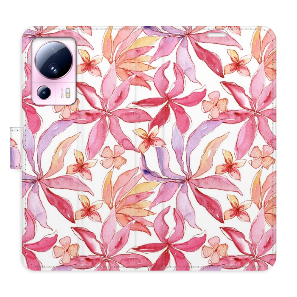 Flipové pouzdro iSaprio - Flower Pattern 10 - Xiaomi 13 Lite