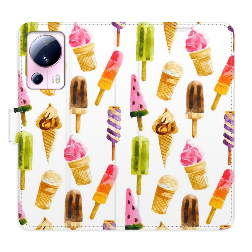Flipové pouzdro iSaprio - Ice Cream Pattern - Xiaomi 13 Lite