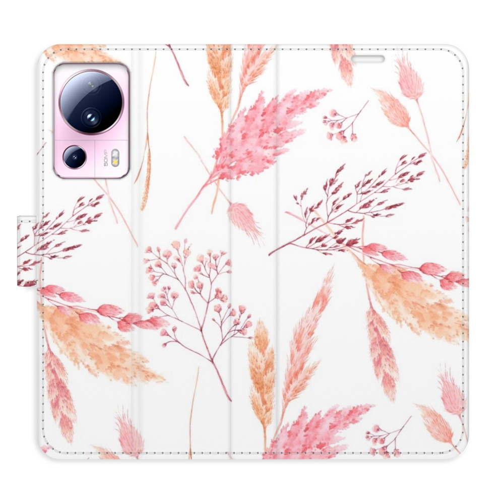 Flipové pouzdro iSaprio - Ornamental Flowers - Xiaomi 13 Lite