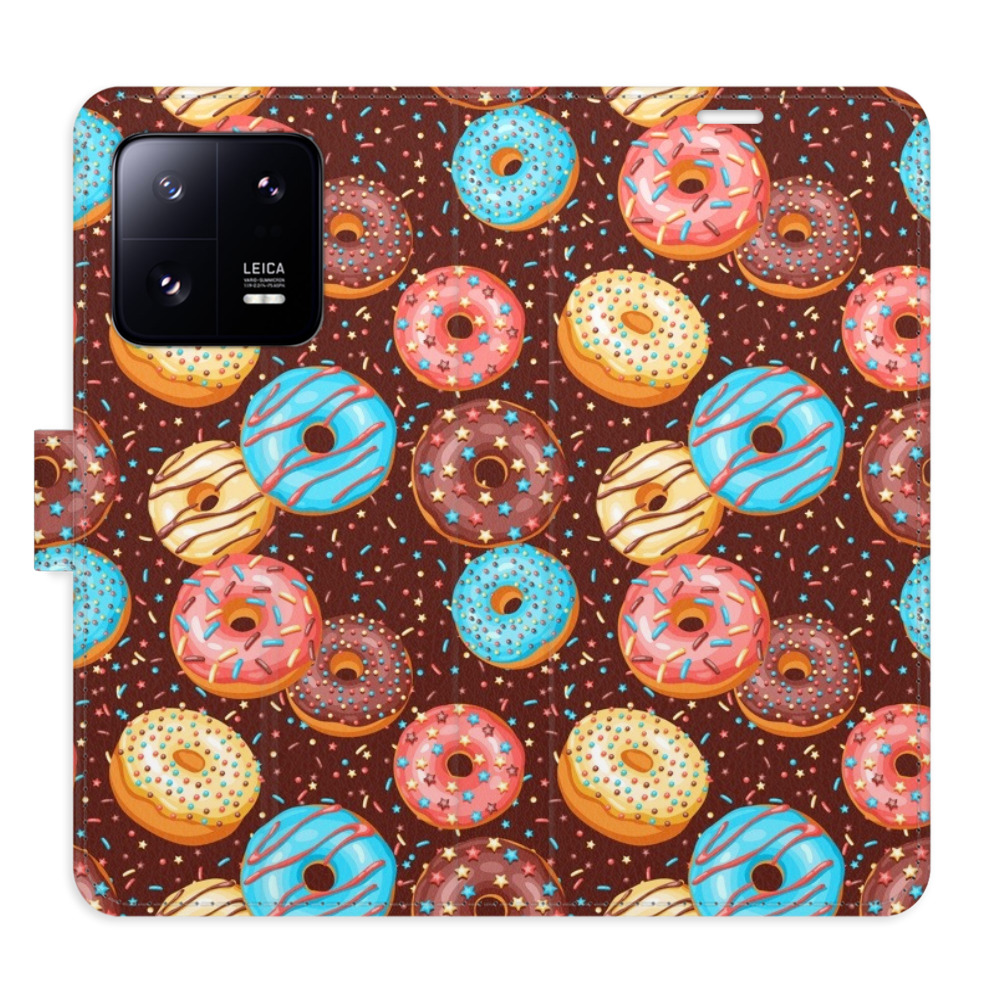 Flipové pouzdro iSaprio - Donuts Pattern - Xiaomi 13 Pro