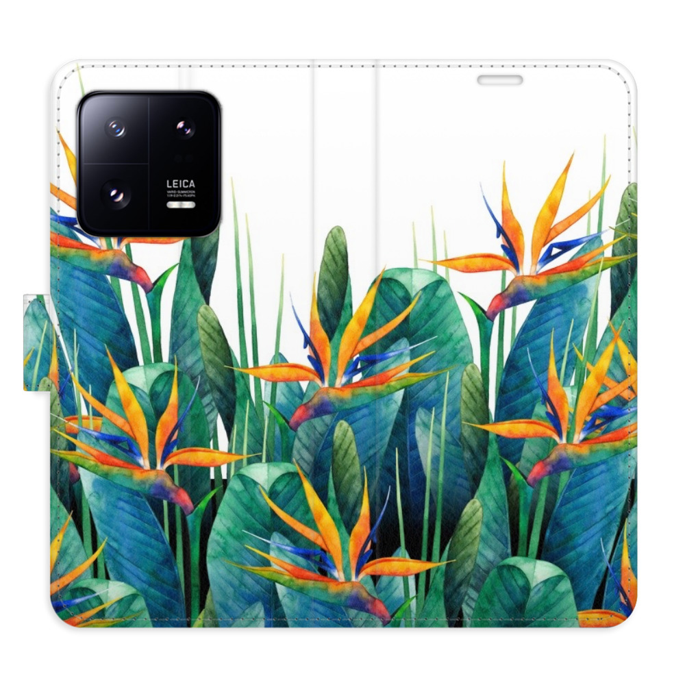 Flipové pouzdro iSaprio - Exotic Flowers 02 - Xiaomi 13 Pro