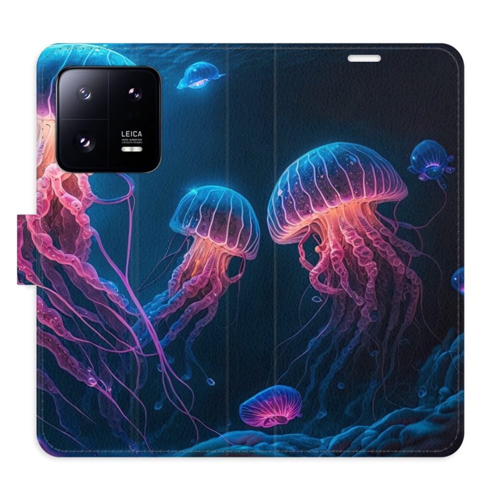 Flipové pouzdro iSaprio - Jellyfish - Xiaomi 13 Pro