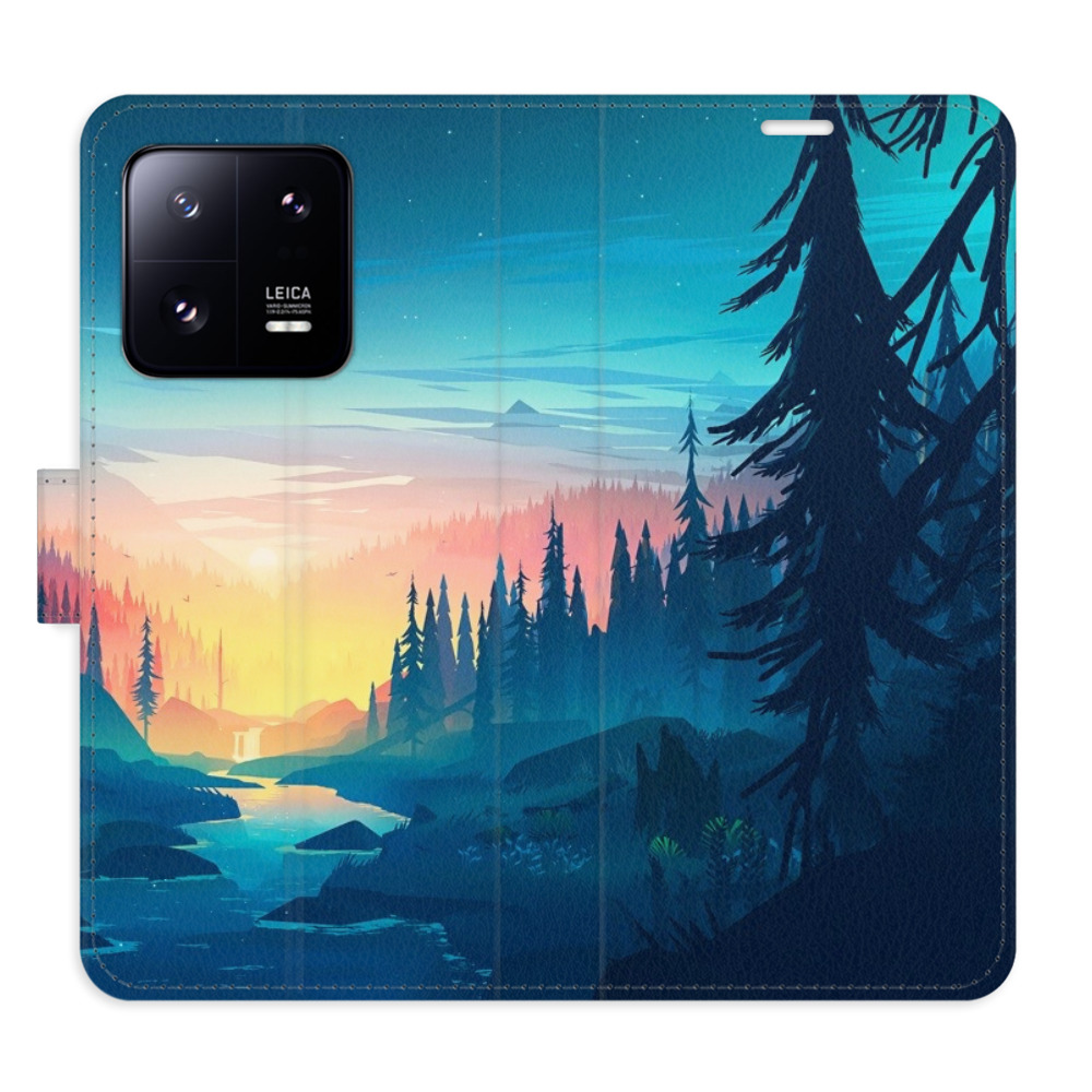 Flipové pouzdro iSaprio - Magical Landscape - Xiaomi 13 Pro