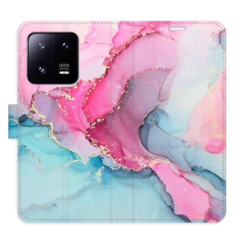 Flipové pouzdro iSaprio - PinkBlue Marble - Xiaomi 13 Pro