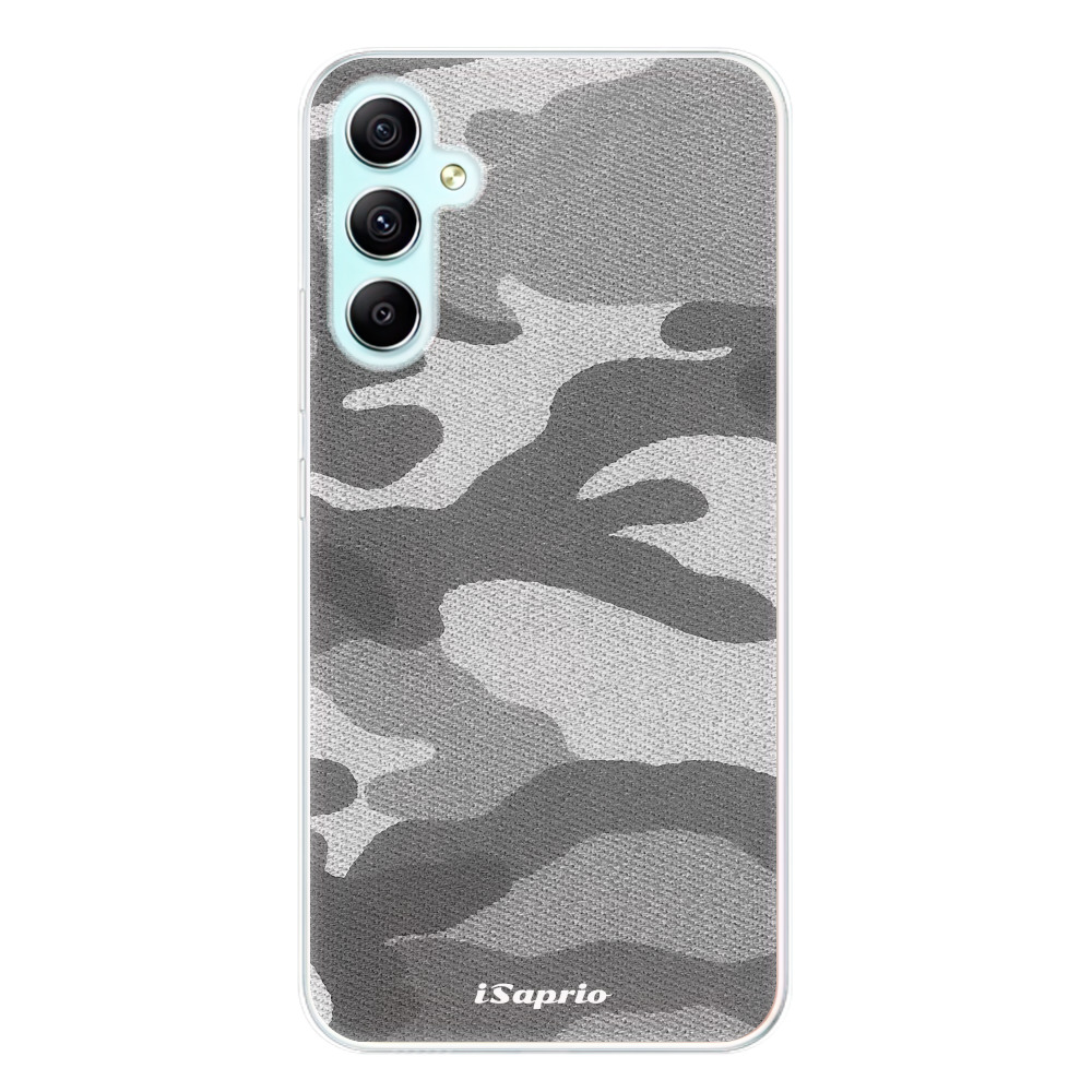 Odolné silikonové pouzdro iSaprio - Gray Camuflage 02 - Samsung Galaxy A34 5G
