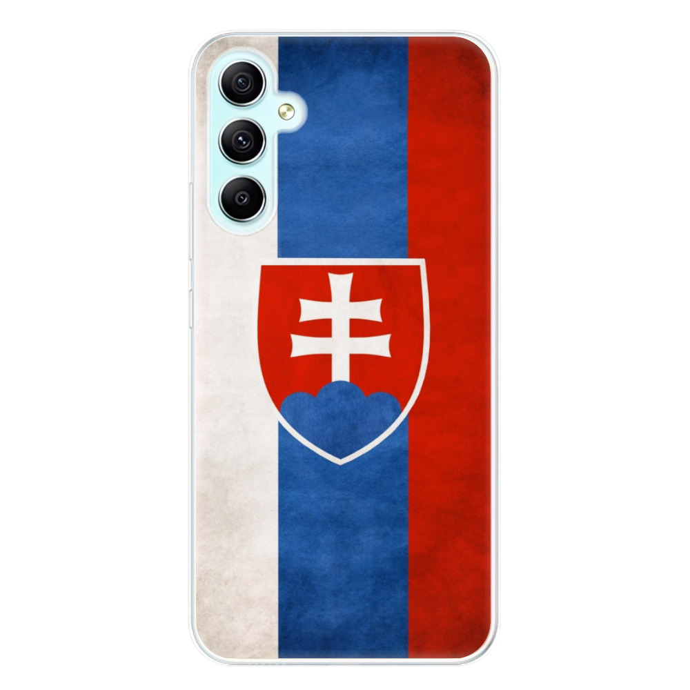 Odolné silikonové pouzdro iSaprio - Slovakia Flag - Samsung Galaxy A34 5G