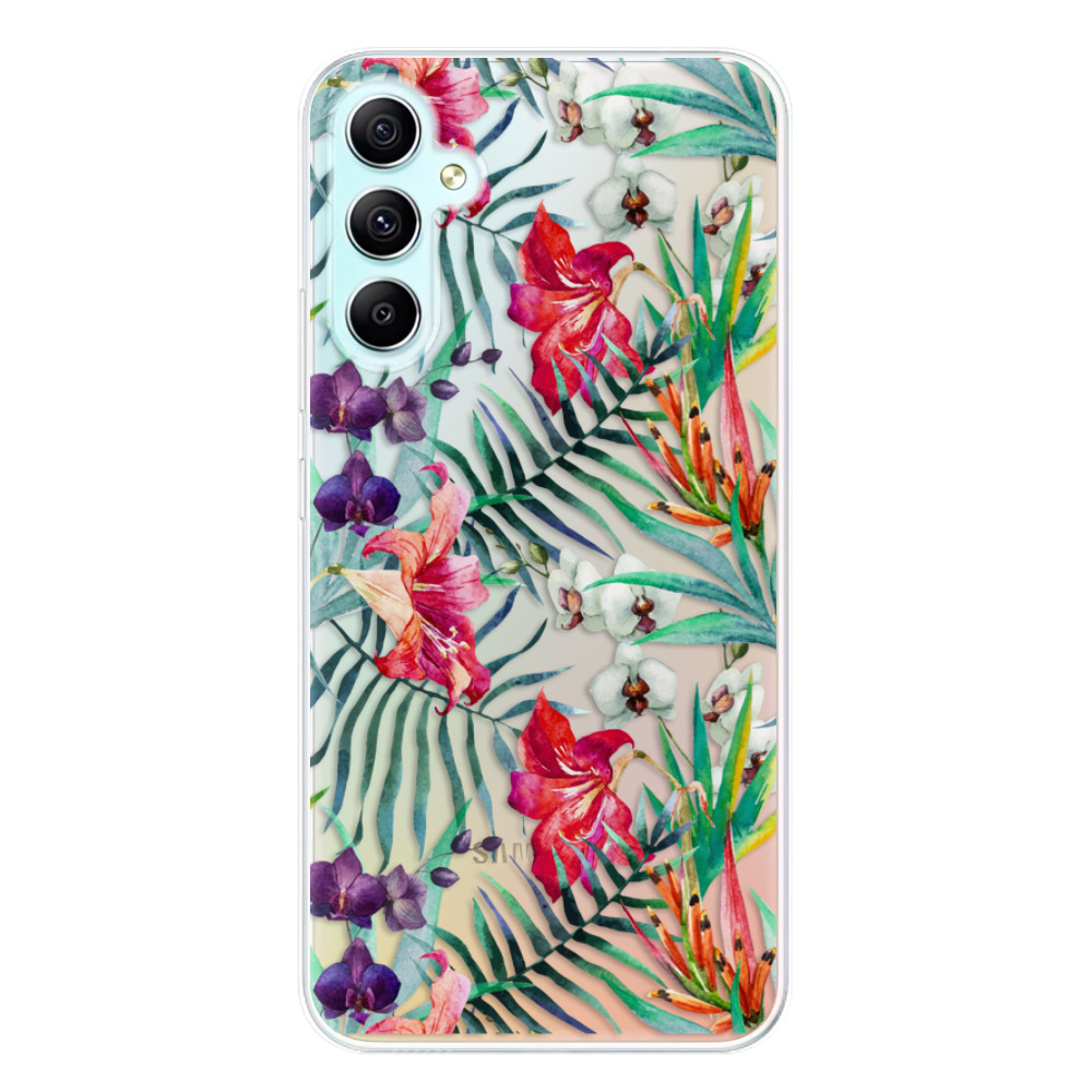 Odolné silikonové pouzdro iSaprio - Flower Pattern 03 - Samsung Galaxy A34 5G