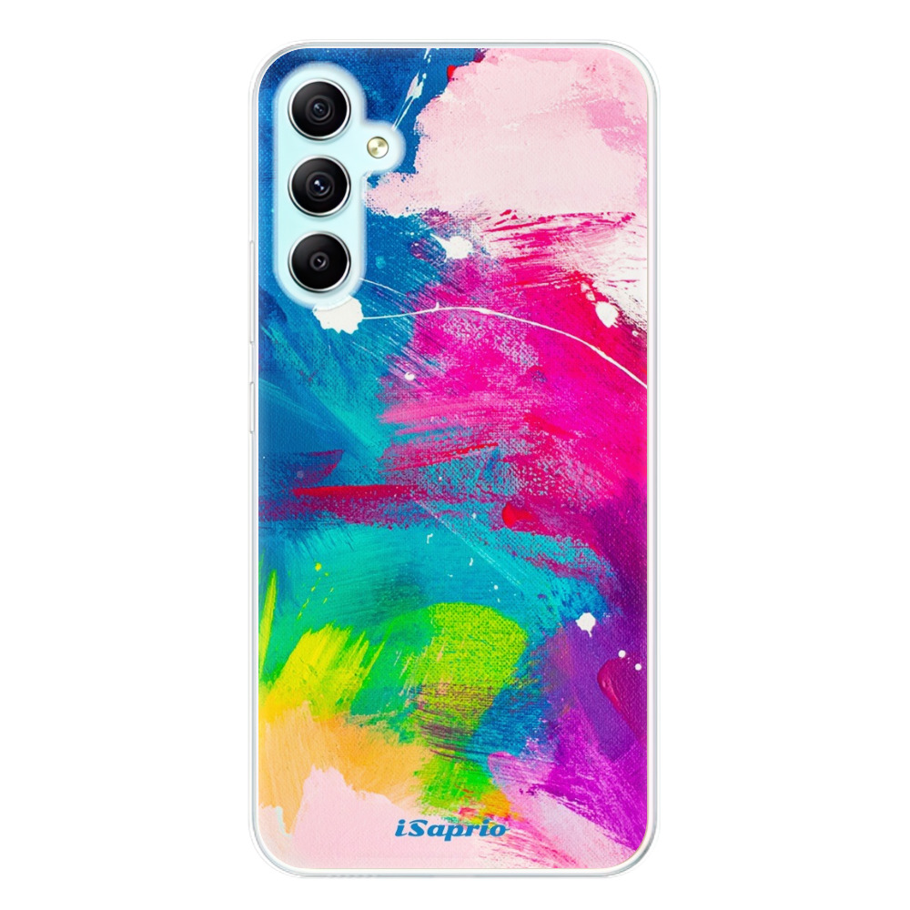 Odolné silikonové pouzdro iSaprio - Abstract Paint 03 - Samsung Galaxy A34 5G