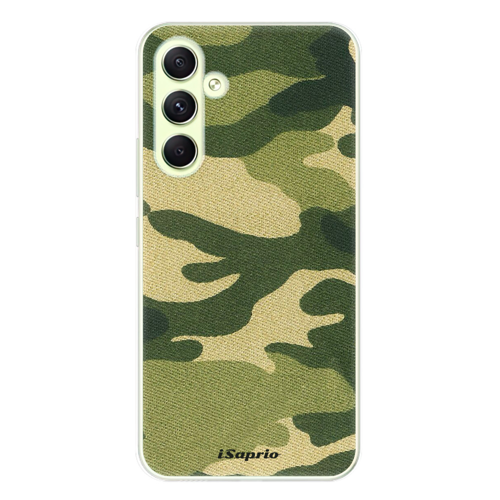Odolné silikonové pouzdro iSaprio - Green Camuflage 01 - Samsung Galaxy A54 5G