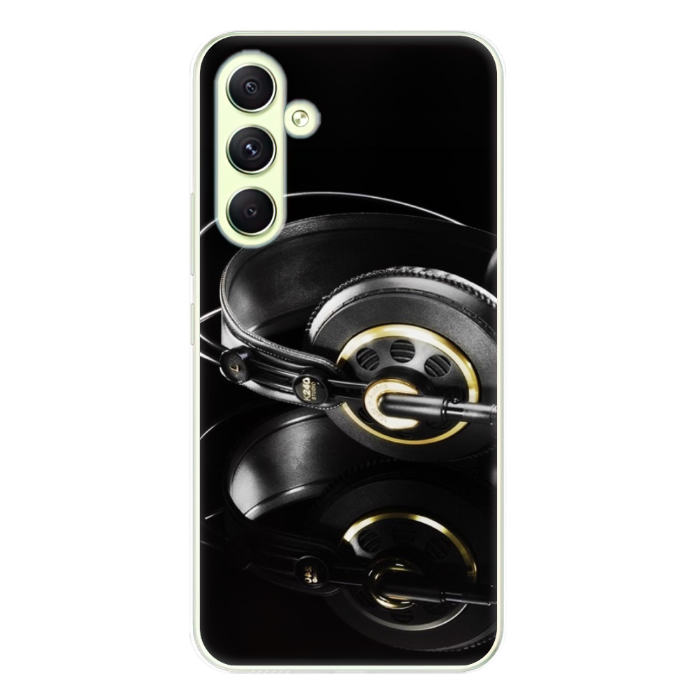 Odolné silikonové pouzdro iSaprio - Headphones 02 - Samsung Galaxy A54 5G