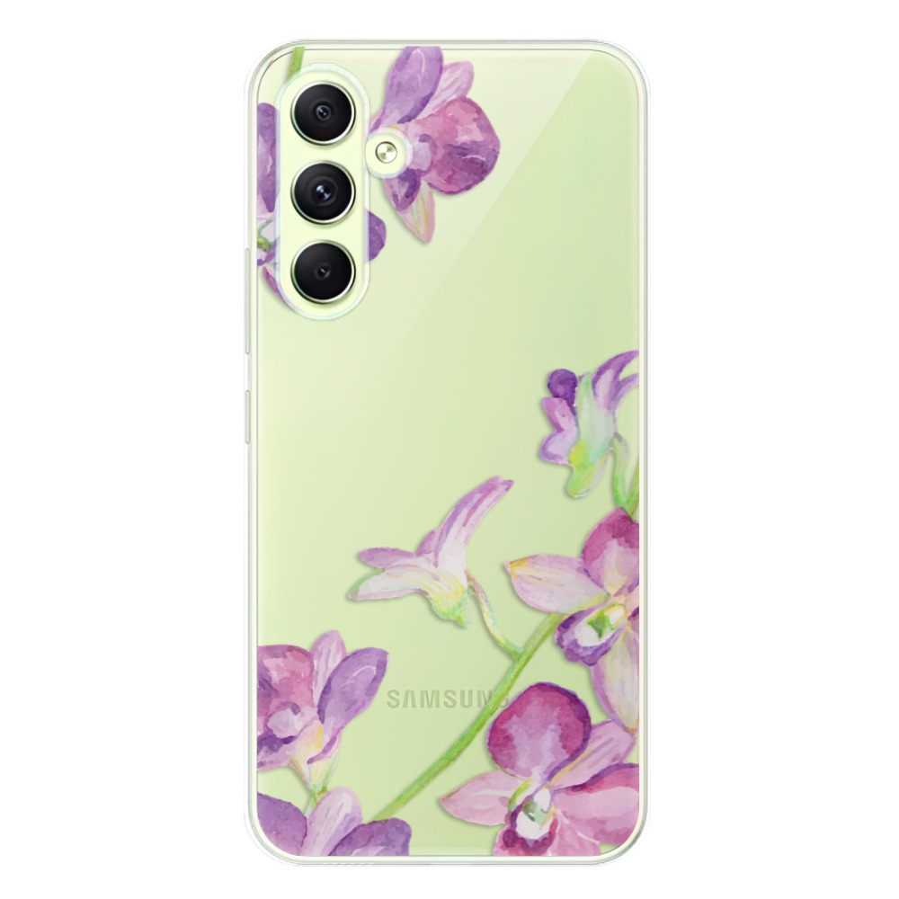 Odolné silikonové pouzdro iSaprio - Purple Orchid - Samsung Galaxy A54 5G